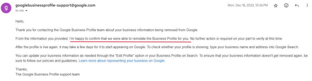 google my business account activate